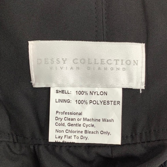 NEW! Dessy Collection Size 4 Illusion-Back Lace Chiffon Dress $292 msrp I23-17 - Picture 5 of 10